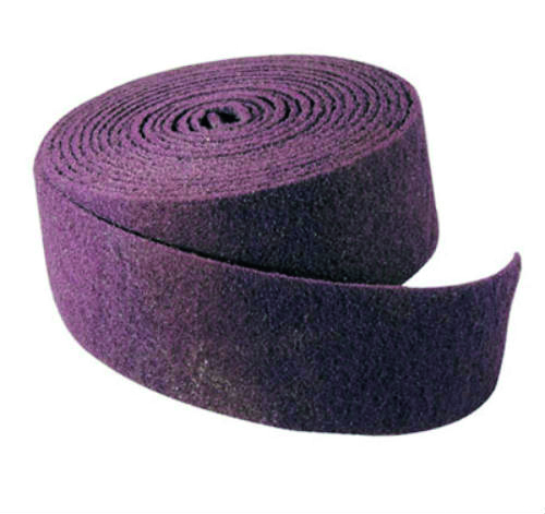 kLine Schleifvlies rot 10 cm breit 1 Rolle 10 lfm