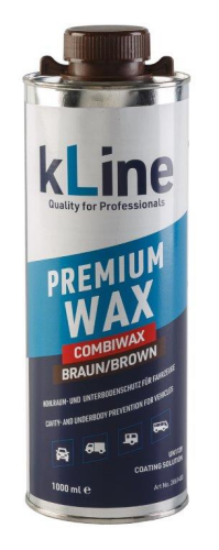 kLine Premium Wax Unterbodenschutz 1 lt Dose Braun