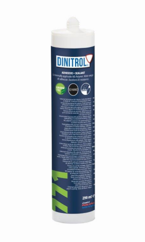 Dinitrol 771 MS Klebstoff 290 ml Kartusche Schwarz