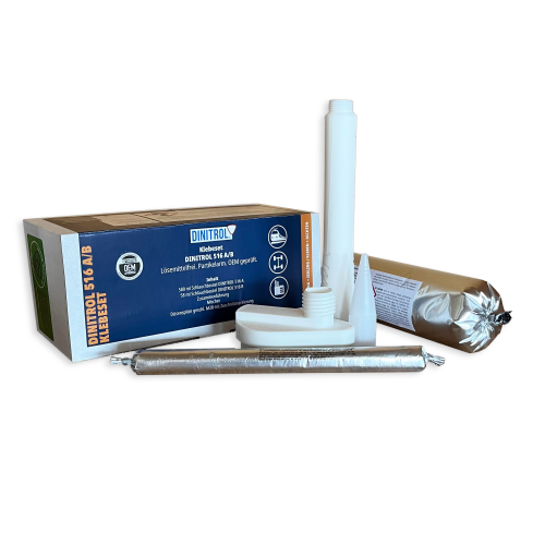 Dinitrol 516 A/B-Klebeset - 580ml A + 58ml B + Zusammenführung + Mischer